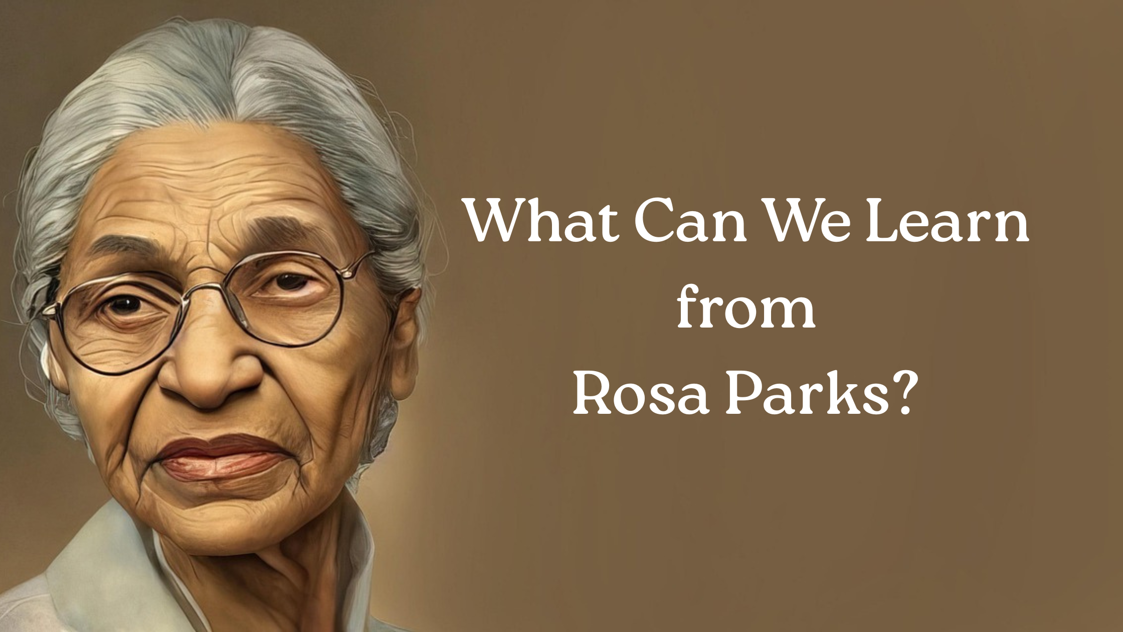 What can we learn from Rosa Parks?